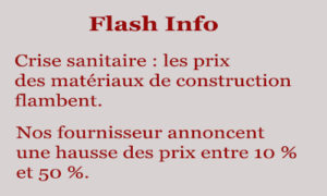 Haugmentation des prix des matériaux de construction pandémie